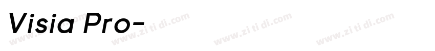 Visia Pro字体转换